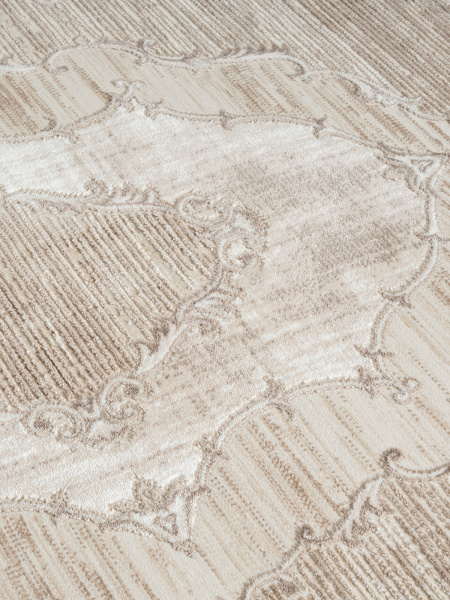 Турецкий прямоугольный ковёр GA076A BROWN / BROWN