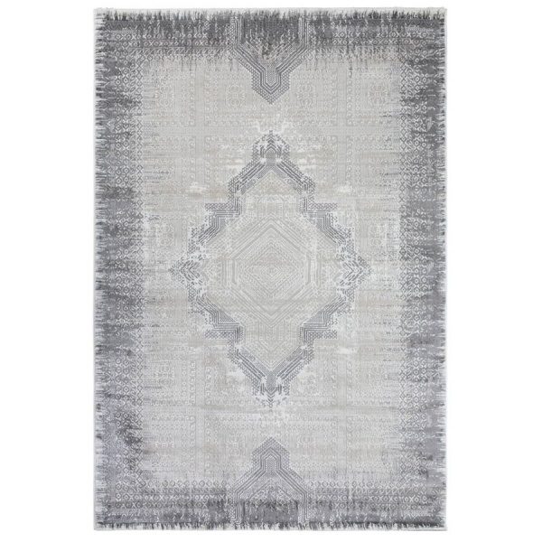 Турецкий прямоугольный ковёр  T1400LL CREAM/GREY