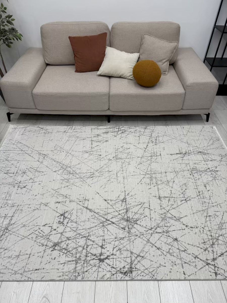 Турецкий прямоугольный ковёр RL60A WHITE