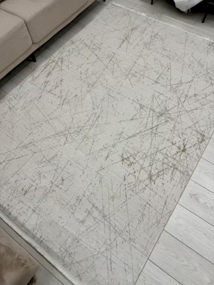 Турецкий прямоугольный ковёр RL60B WHITE