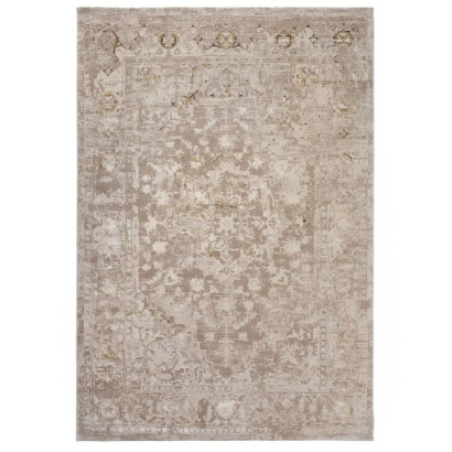 Турецкий прямоугольный ковёр  A4272A BEIGE/MUSTARD