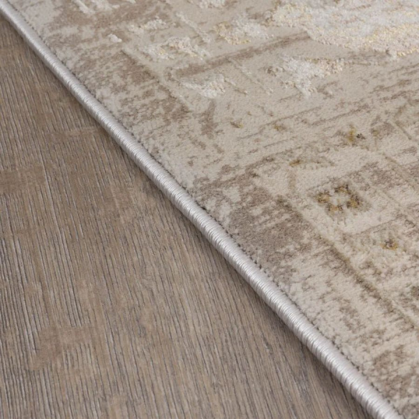 Турецкий прямоугольный ковёр  A4272A BEIGE/MUSTARD