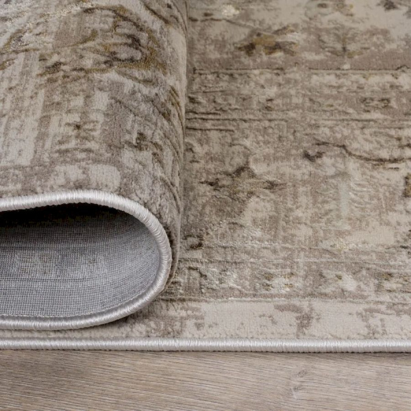 Турецкий прямоугольный ковёр  A4272A BEIGE/MUSTARD