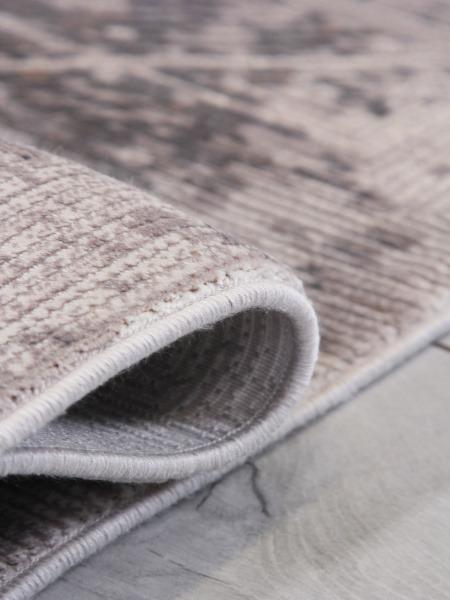 Турецкий прямоугольный ковёр 9237A S.CREAM / L.GREY