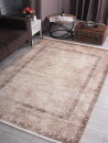 Турецкий прямоугольный ковёр 9337A S.WHITE / BROWN
