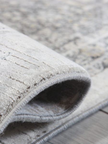 Турецкий прямоугольный ковёр 9361A S.CREAM / ANTHRACITE