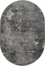 Российский овальный ковёр D996 LIGHT GRAY