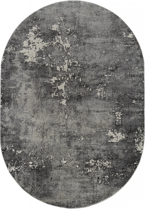 Российский овальный ковёр D996 LIGHT GRAY