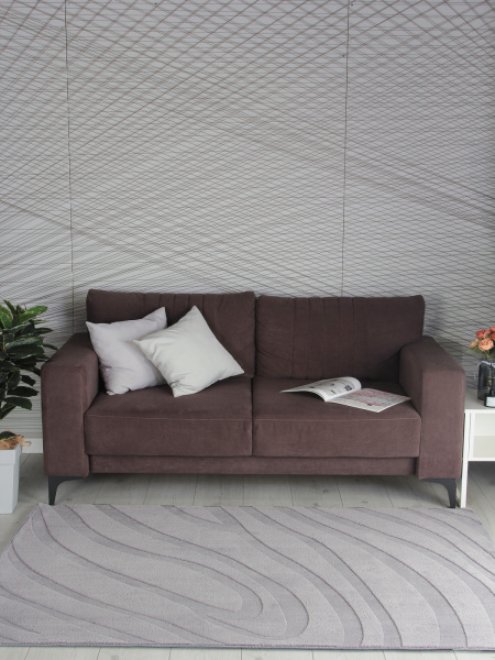 Китайский прямоугольный ковёр PX3007 GREY