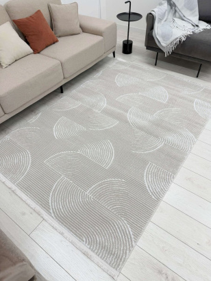 Турецкий прямоугольный ковёр HL600A CREAM