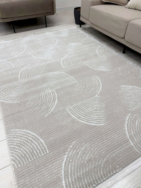 Турецкий прямоугольный ковёр HL600A CREAM