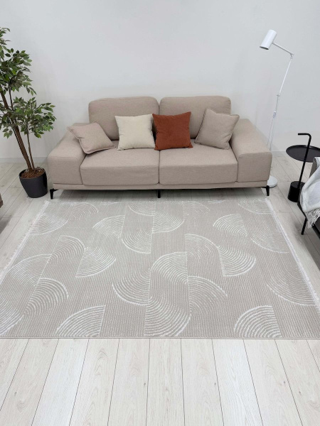 Турецкий прямоугольный ковёр HL600A CREAM