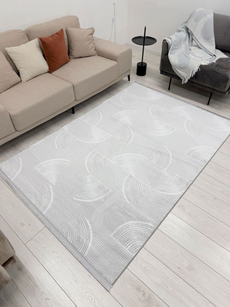 Турецкий прямоугольный ковёр HL600A GREY