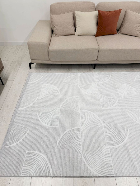 Турецкий прямоугольный ковёр HL600A GREY