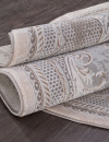 Турецкий овальный ковёр 34814 070 BEIGE
