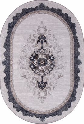 Турецкий овальный ковёр 34835 030 BLUE