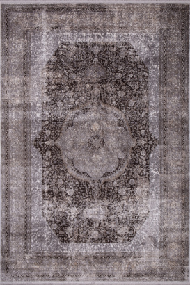 Турецкий прямоугольный ковёр O0478 095 GREY