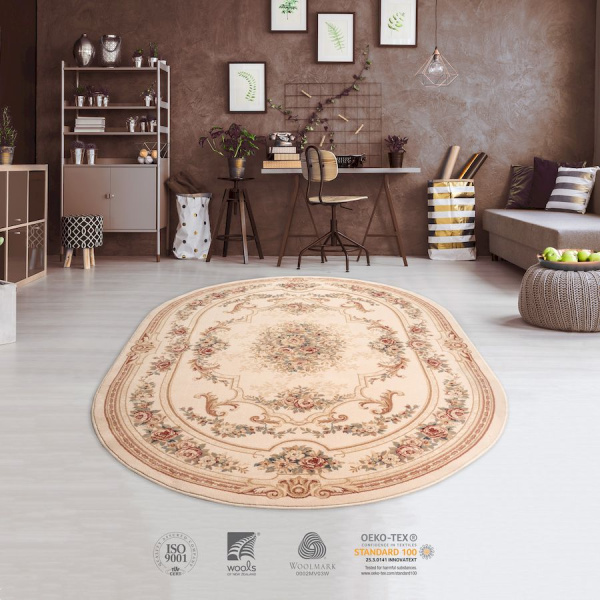 Молдавский овальный ковёр 539-51033