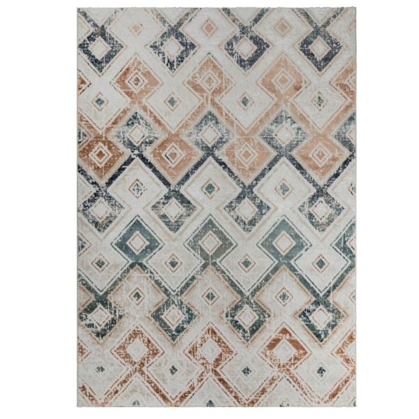 Турецкий прямоугольный ковёр  A3493A TERRA/MINT GREEN