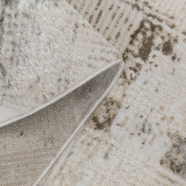 Турецкий овальный ковёр  A3743A CREAM/BROWN 