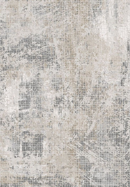 Турецкий прямоугольный ковёр  A3854A CREAM/GREY