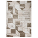 Турецкий прямоугольный ковёр  B1236A CREAM/BROWN