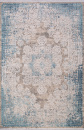 Турецкий прямоугольный ковёр 9304 BEIGE / BLUE