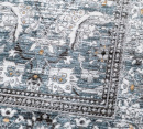 Турецкий прямоугольный ковёр 03946A GREY-BLUE