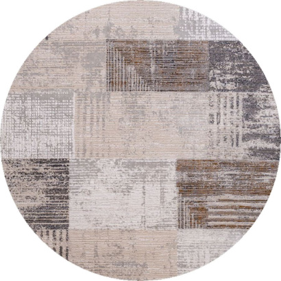 Российский круглый ковёр 21601-20612