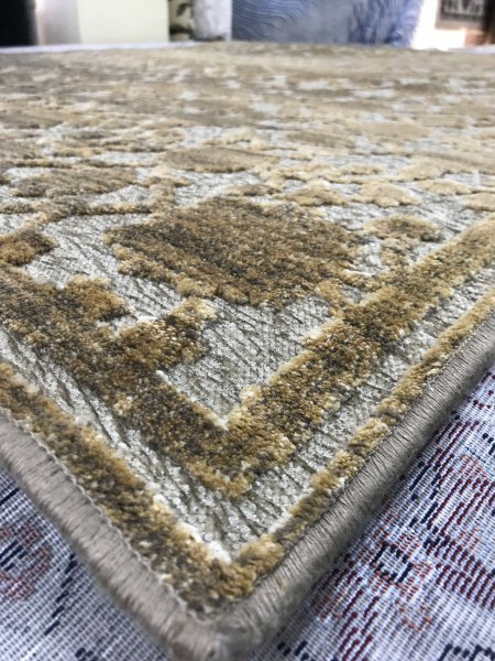 Бельгийский прямоугольный ковёр  23110 Taupe/Sand