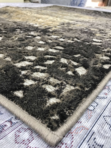 Бельгийский прямоугольный ковёр  23114 Taupe/Sand