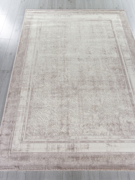Турецкий прямоугольный ковёр O2445 680 CREAM / BROWN