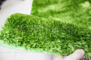 Китайский прямоугольный ковёр зеленый