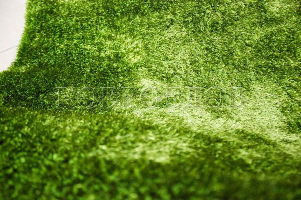 Китайский прямоугольный ковёр зеленый