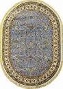 Российский овальный ковёр 5471 BLUE