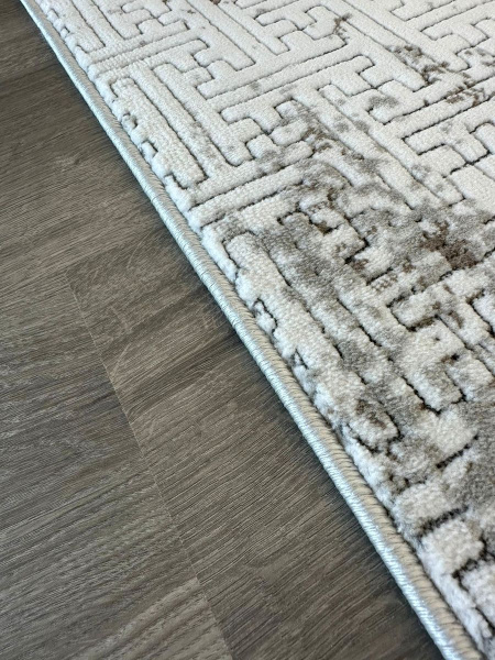 Турецкий прямоугольный ковёр BT 318 CREAM BROWN