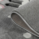 Турецкий прямоугольный ковёр  C555 GREY/CREAM