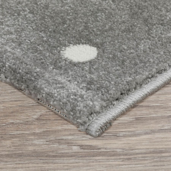Турецкий прямоугольный ковёр  C555 GREY/CREAM
