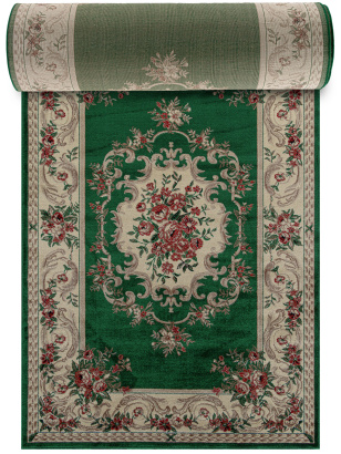 Российская прямоугольная дорожка d057 GREEN