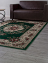 Российский прямоугольный ковёр d057 GREEN