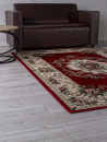 Российский прямоугольный ковёр d057 RED