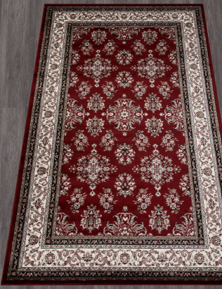 Российский прямоугольный ковёр d064 RED