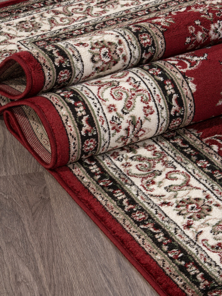 Российский прямоугольный ковёр d064 RED