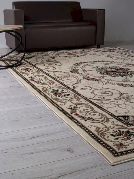 Российский прямоугольный ковёр d066 CREAM