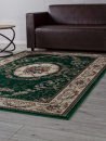 Российский прямоугольный ковёр d066 GREEN