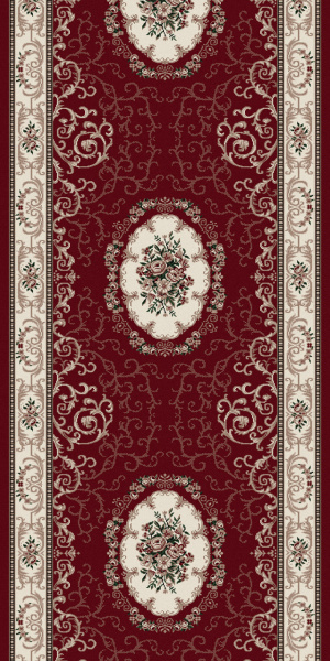 Ковровая дорожка D066 RED COLIZEY