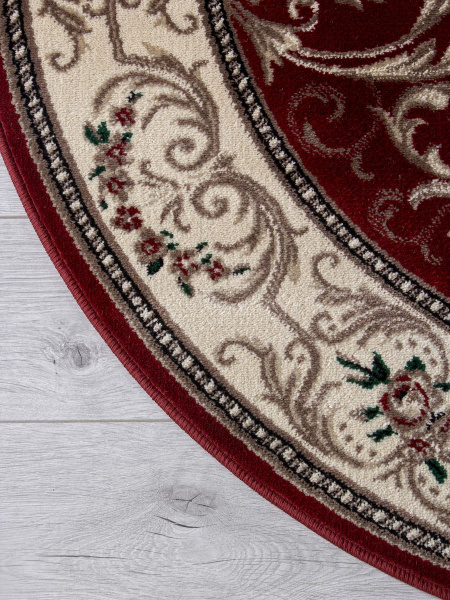 Российский овальный ковёр d066 RED