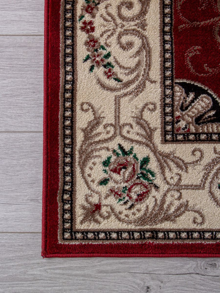 Российский прямоугольный ковёр d066 RED