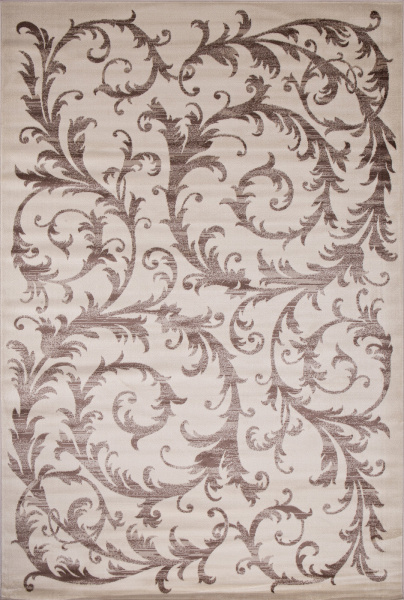 Российский прямоугольный ковёр d156 CREAM