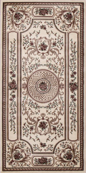 Российский прямоугольный ковёр d170 CREAM